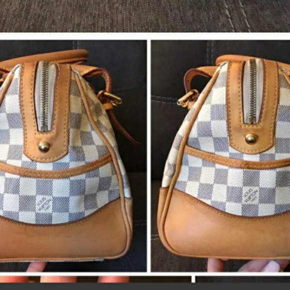 Louis Vuitton Damier Berkeley Azure Satchel Bag - Picture 4 of 7